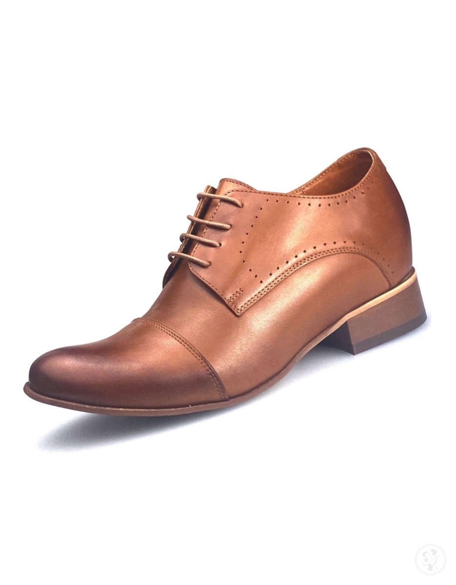 Męskie buty podwyższające LORETO +7CM - zdjęcie 1