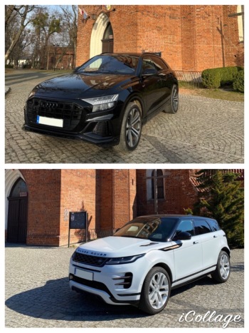 Samochód/Auto do ślubu Audi Q8/Range Rover Evoque | Auto do ślubu Gdańsk, pomorskie