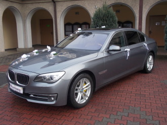 Limuzyna BMW 7 LONG , wesele, ślub i inne ,przystrojenie gratis | Auto do ślubu Żory, śląskie