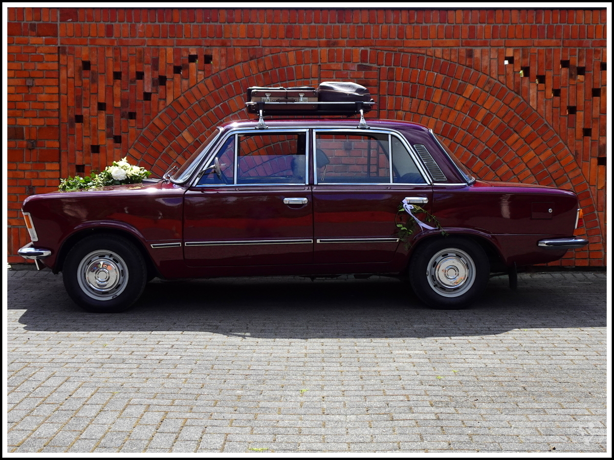 FajneAutaPL - Klasyk na Twoim ślubie - Polski Fiat 125p '77 | Auto do ślubu Kisielów, śląskie - zdjęcie 1