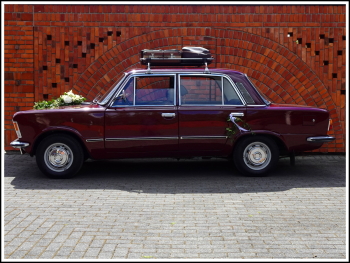 FajneAutaPL - Klasyk na Twoim ślubie - Polski Fiat 125p '77 | Auto do ślubu Kisielów, śląskie
