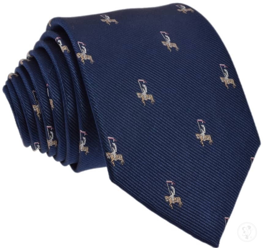 Krawat jedwabny - husaria - zdjęcie 1