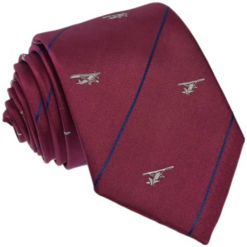 Krawat jedwabny klubowy (samoloty) - zdjęcie 1