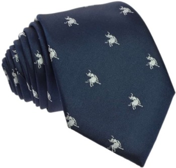 Krawat jedwabny byk - zdjęcie 1