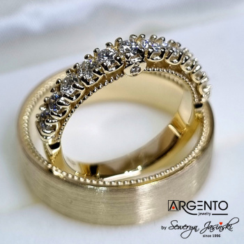 Ekskluzywne obrączki Argento , Obrączki ślubne, biżuteria Goniądz