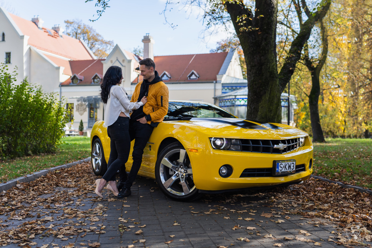 Żółty Chevrolet Camaro Transformers | Auto do ślubu Dąbrowa Górnicza, śląskie - zdjęcie 1