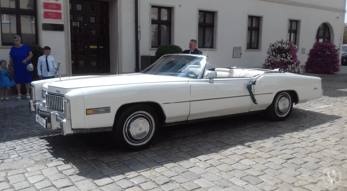 Biały Cadillac Eldorado Cabrio | Auto do ślubu Lubin, dolnośląskie - zdjęcie 1