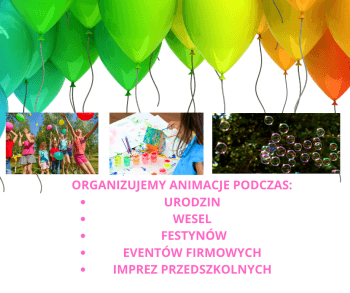 Animacje dla dzieci, animacje na URODZINY, piana party, zamek dmuchany, Animatorzy dla dzieci Choszczno