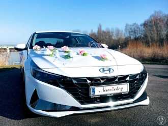 Biały Hyundai elantra exclusive '22 | Auto do ślubu Rybnik, śląskie