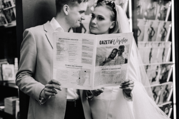 Gazeta Weselna | Atrakcja, pamiątka, podziękowanie | Miłość na okładce, Unikatowe atrakcje Pruszków