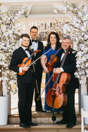 Kwartet Smyczkowy FUERTE -bajeczna oprawa muzyczna twojej uroczystości, Oprawa muzyczna ślubu Pieniężno