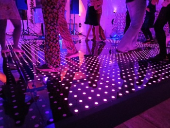 Parkiet Taneczny Podświetlany LED - Wynajem - Pierwszy Taniec, Dekoracje ślubne Chojna