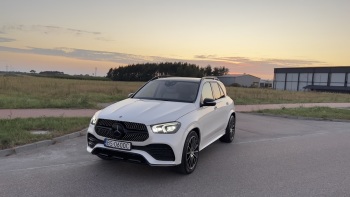 Biały Mercedes GLE 2022 | Auto do ślubu Suwałki, podlaskie