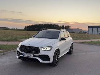 Biały Mercedes GLE 2022 | Auto do ślubu Suwałki, podlaskie