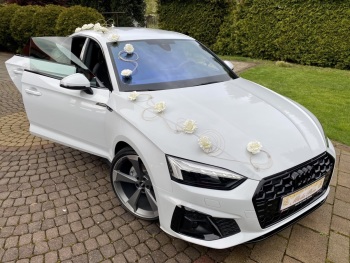 AUDI DO ŚLUBU❤️AUDI S-LINE 🚘BIAŁA PERŁA !!NOWY MODEL, Samochód, auto do ślubu, limuzyna Siewierz