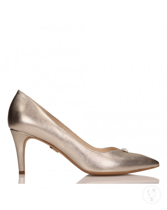 Buty szpilki ślubne srebrne r. 36-41 - zdjęcie 1