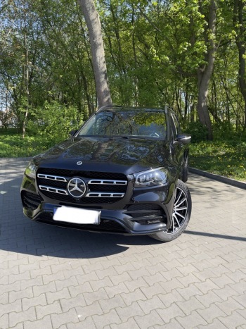 Czarny SUV GLS Mercedes | Auto do ślubu Łęczyca, łódzkie