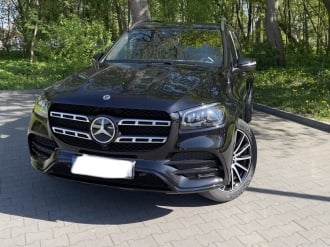Czarny SUV GLS Mercedes | Auto do ślubu Łęczyca, łódzkie