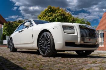 Rolls Royce Ghost wyjątkowy jedyny biały na ślub i wesele, Samochód, auto do ślubu, limuzyna Wyrzysk