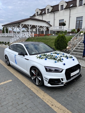 AUDI A5 do ślubu nowoczesne wesele sportback S-line RS5, Samochód, auto do ślubu, limuzyna Radłów