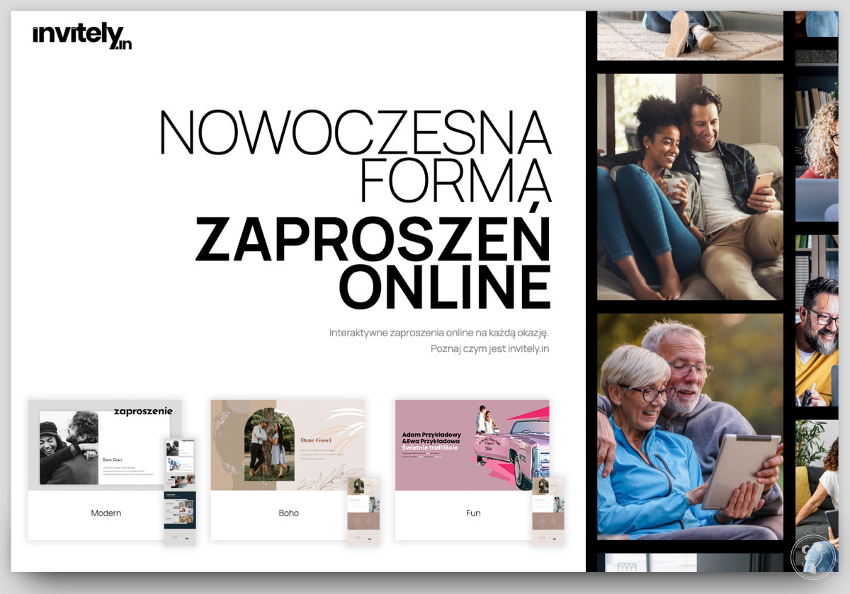 invitely - nowoczesna forma zaproszeń online - zaproszenia | Zaproszenia ślubne Gdańsk, pomorskie - zdjęcie 1