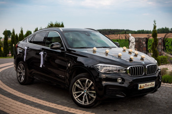 BMW X6 Pakiet M - EXCLUSIVE Auto samochód do ślubu, Samochód, auto do ślubu, limuzyna Pasłęk