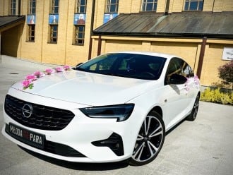 Biały Opel Insignia 230KM | Auto do ślubu Płock, mazowieckie