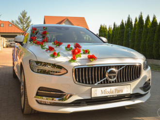 Białe Volvo S90 200KM | Auto do ślubu Olsztyn, warmińsko-mazurskie