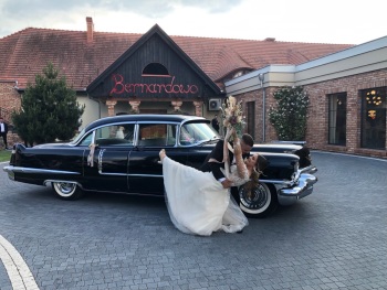 Samochód do ślubu Auto na Wesele Zabytkowy Klasyk - Czarny Cadillac, Samochód, auto do ślubu, limuzyna Leszno
