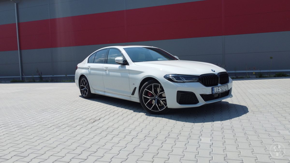 Białe BMW 5 G30 2023r M-pakiet | Auto do ślubu Lublin, lubelskie - zdjęcie 1