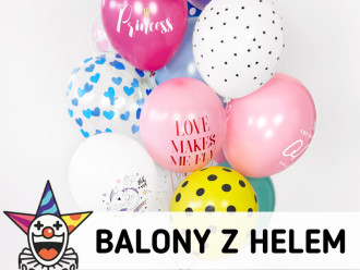 Balony z helem. Sklepy imprezowe Szalony | Balony, bańki mydlane Gdynia, pomorskie