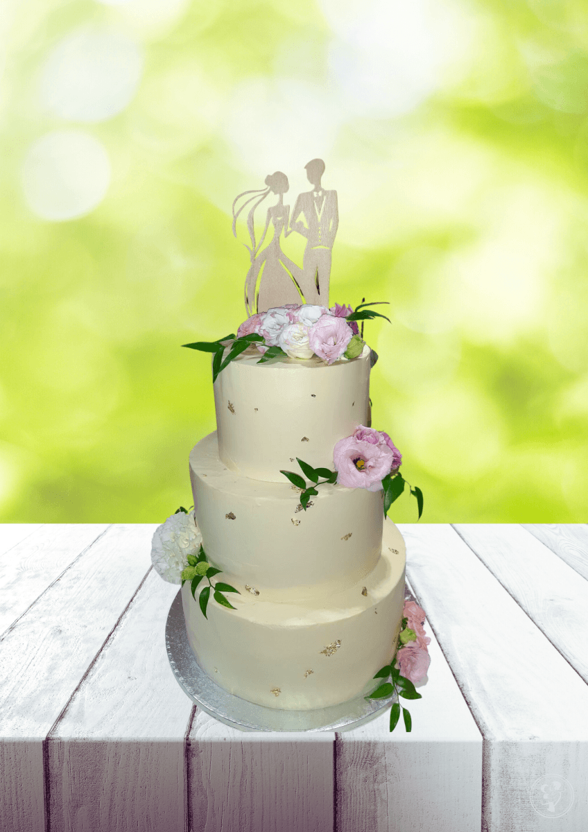 UNIKALNE torty weselne i słodkie stoły na WASZE wesele - PIĄTY ZMYSŁ | Tort weselny Cieszyn, śląskie - zdjęcie 1
