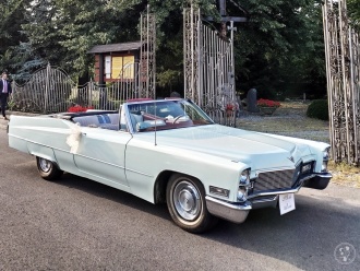 Szary Cadillac De Ville lata 60 | Auto do ślubu Sieradz, łódzkie