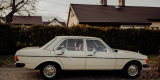 Klasykiem do Ślubu! Mercedes W123 wesele wynajem Wedding Up | Auto do ślubu Gorlice, małopolskie - zdjęcie 3