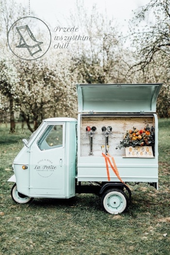La Petite Van-mobilny bar (Piaggio) | Barman na wesele Chrzanów, małopolskie