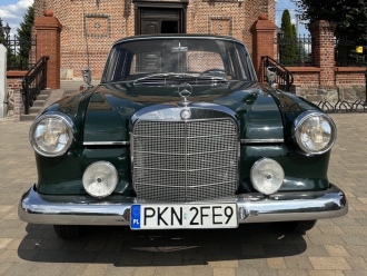 Auto do ślubu !! Mercedes-Benz W110 z 1964 roku,  Konin