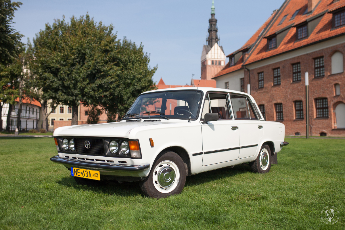 Duży Fiat FSO 125p - biały kruk, oryginał - do ślubu | Auto do ślubu Elbląg, warmińsko-mazurskie - zdjęcie 1