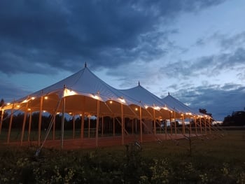 Tentrest. Nowoczesne namioty Petal Pole | Wynajem namiotów Mińsk Mazowiecki, mazowieckie