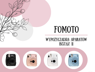 Fomoto Wypożyczenie aparatów Instax | Unikatowe atrakcje Kraków, małopolskie