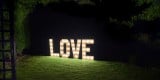 NAPIS LOVE RUSTYKALNY LED PODŚWIETLANY | Dekoracje światłem Uniejów, łódzkie - zdjęcie 2