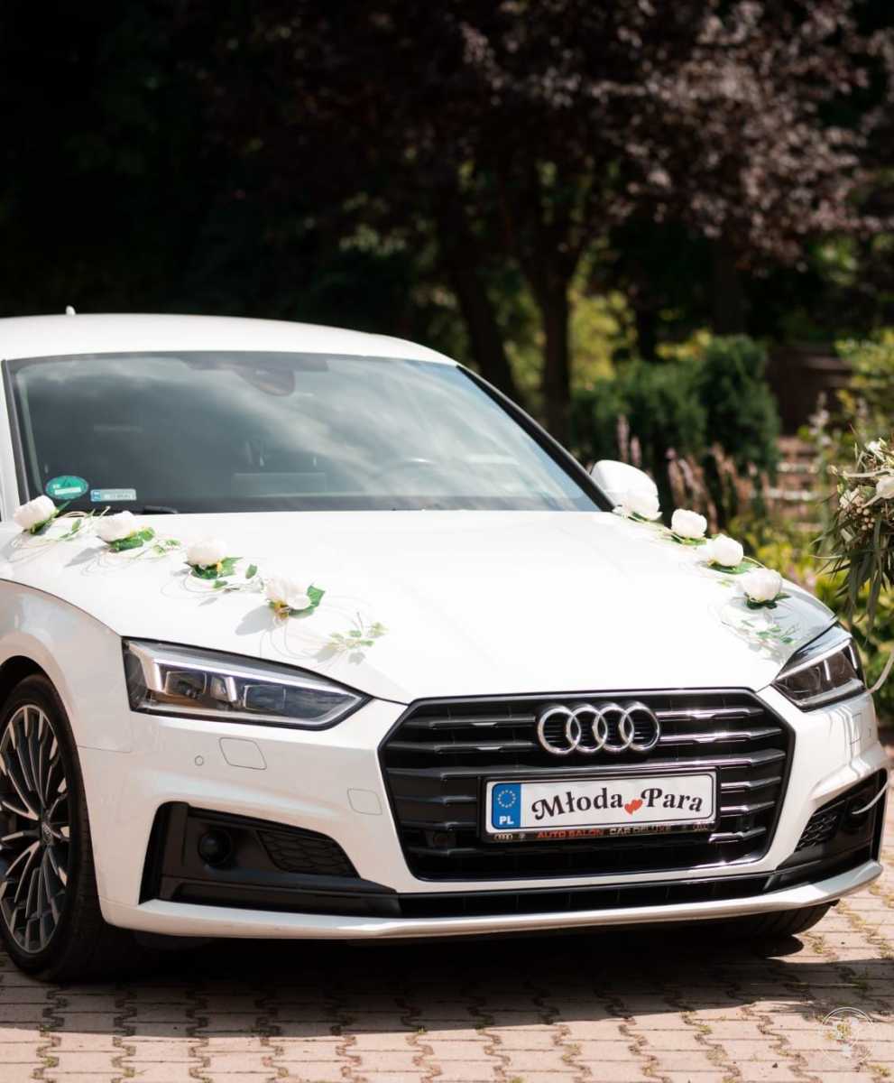 Białe Audi A5 S-Line i BMW 530i M pakiet | Auto do ślubu Jarocin, wielkopolskie - zdjęcie 1