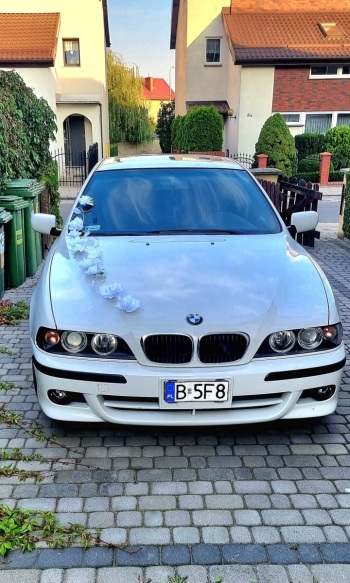 Białe BMW 525i | Auto do ślubu Starogard Gdański, pomorskie