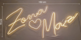 Duży napis LED Żona i Mąż albo Miłość  albo serduszka | Dekoracje światłem Warszawa, mazowieckie - zdjęcie 3