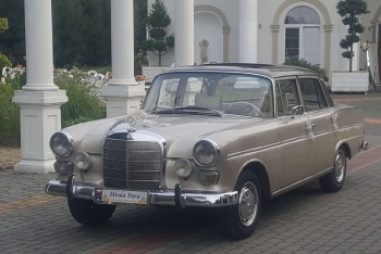 Auta - Zabytkowy Mercedes 1964r skrzydlak i Mercedes 190, Samochód, auto do ślubu, limuzyna Rawa Mazowiecka