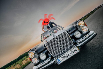 Granatowy Mercedes W 109 | Auto do ślubu Radomyśl Wielki, podkarpackie