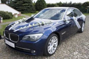 LIMUZYNA BMW F02 SERII 7 WERSJA LONG, Samochód, auto do ślubu, limuzyna Gościno