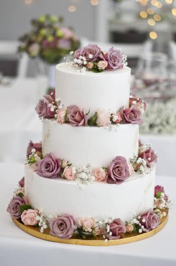 KLAPEC CUKIERNIA - WYJĄTKOWE torty weselne i słodkie stoły, Tort weselny Imielin