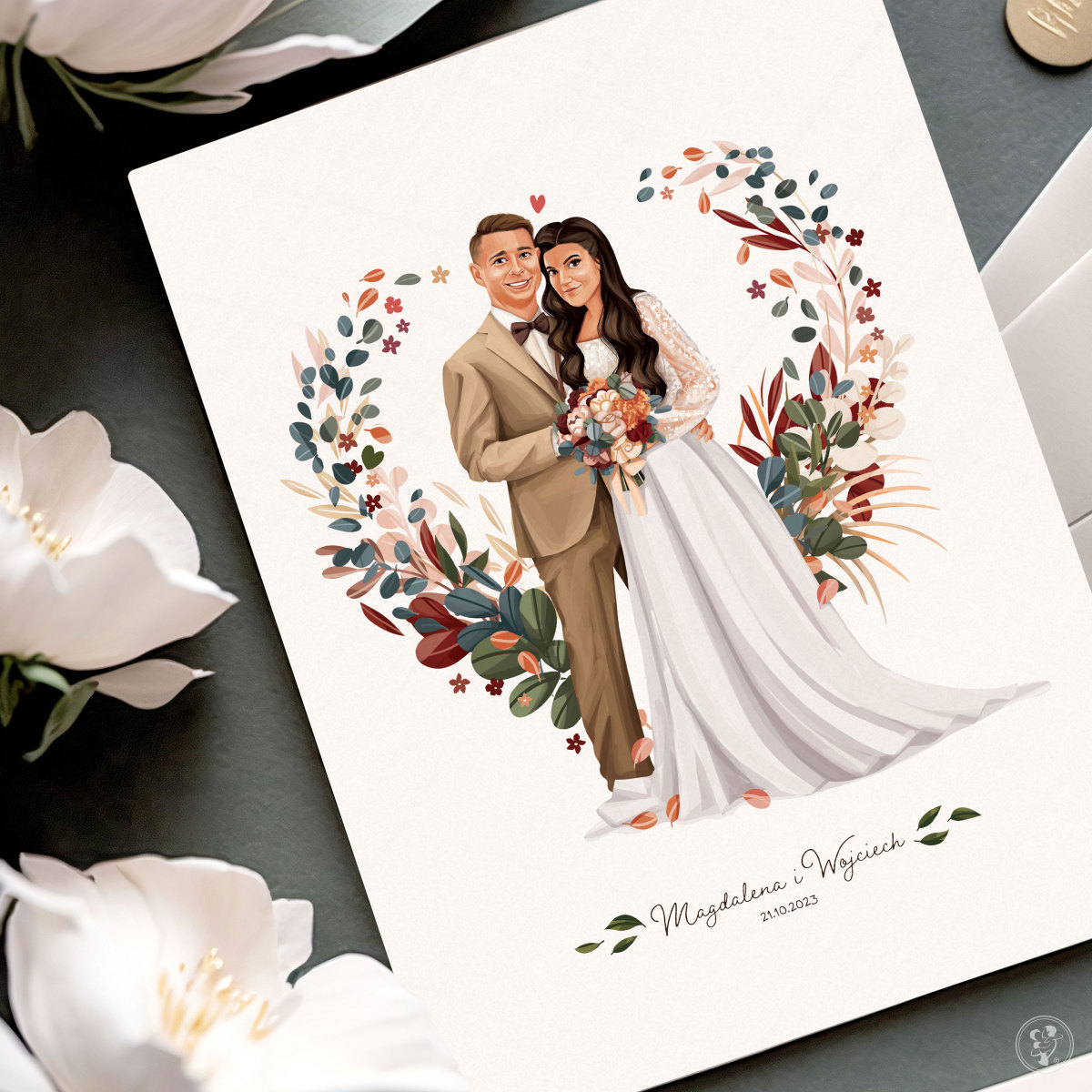 Dekoracja Ilustacja | Prezenty ślubne Warszawa, mazowieckie - zdjęcie 1