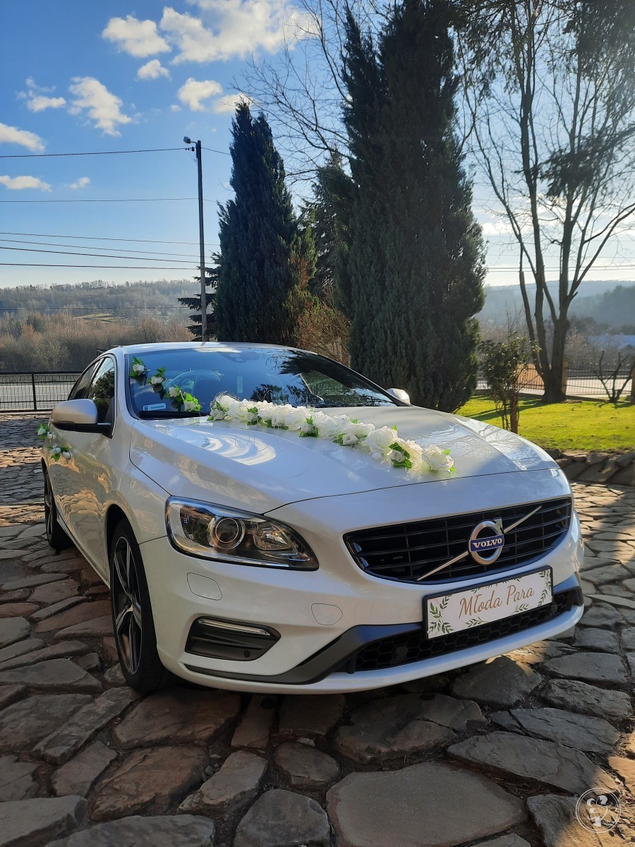 Białe Volvo S 60 R-Design | Auto do ślubu Rzeszów, podkarpackie - zdjęcie 1