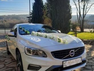 Białe Volvo S 60 R-Design | Auto do ślubu Rzeszów, podkarpackie